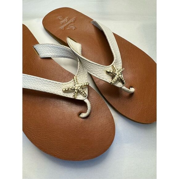 Amanda Blu Flip flops sz 9 spring, summer, pool, cruise beautiful elegant - Picture 4 of 10